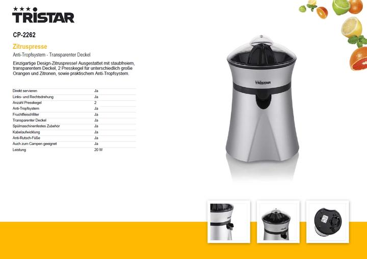 Produktbild Tristar Cp-2262