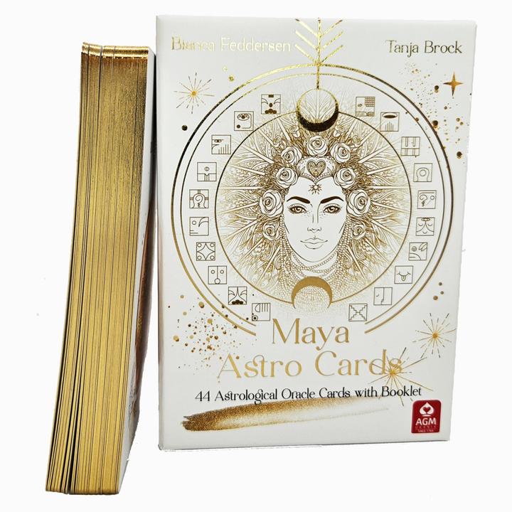 Image du produit Maya Astro Cards: 44 astrological oracle cards with booklet (Anglais, Bianca Feddersen, 2024)