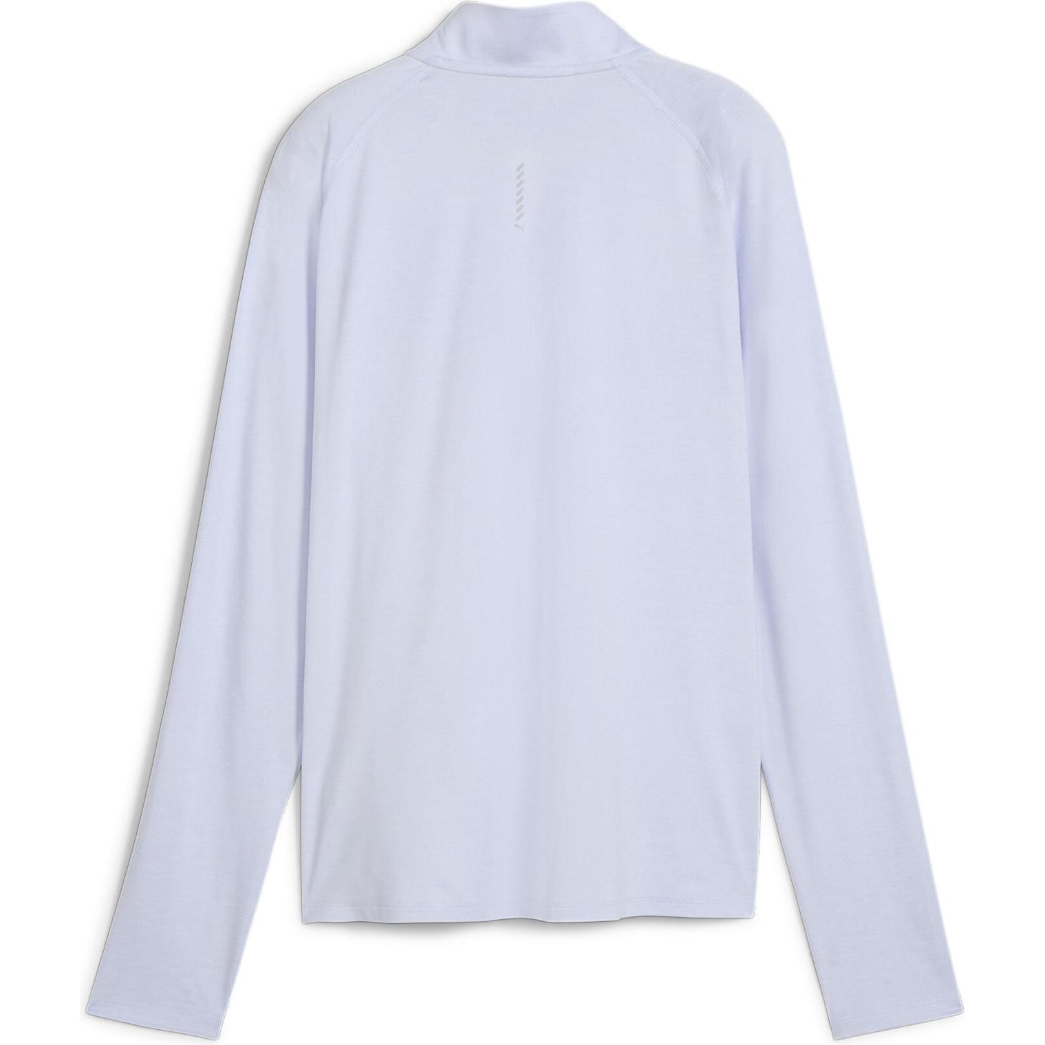 Thumbnail - Puma, Damen, Sportshirt, W Run Velocity Cloudspun 1/4 Zip (M), Blau, M