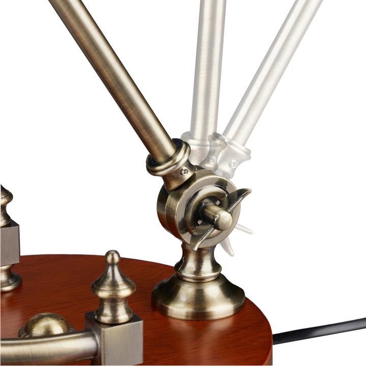 Image du produit Relaxdays Lampe banquier, verte