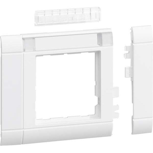 Hager, Leitungsführung Zubehör, GR0802B9010 Rahmenblende modular, ZS 50, OT 80, hfr