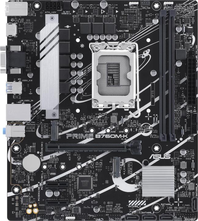 ASUS PRIME B760M-K (LGA 1700, Intel B760, mATX)