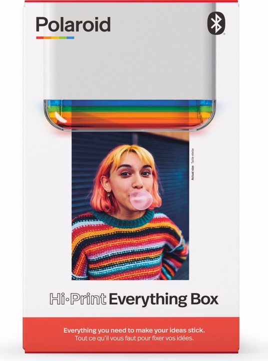 Actual product image Polaroid Hi-Print 2x3 Printer Everthing box