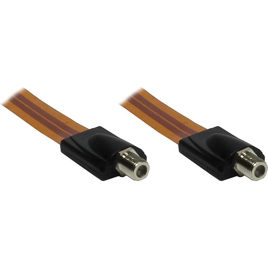 Good Connections SAT Fensterdurchführung High-Quality, transparent, Gesamtlänge inkl. Stecker 26,5cm, flexible Länge (Fe...