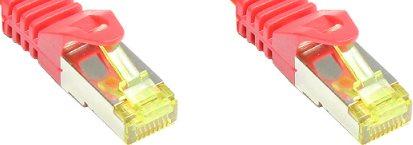 Produktbild Good Connections RJ45 Patchkabel mitCat.7 Rohkabel und Rastnasenschutz (RNS®), S/FTP, PiMF, halogenfrei, 600MHz, OFC (S/FTP, CAT7, 0.25 m)