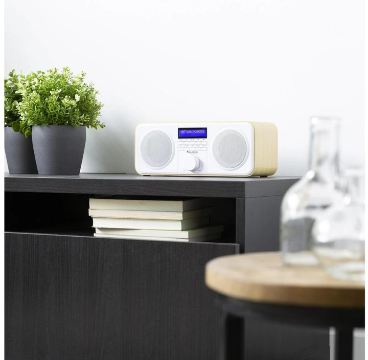 Produktbild Audizio DAB+ Radio Novara Weiss, Radio Tuner: FM, DAB+ (DAB+, FM)