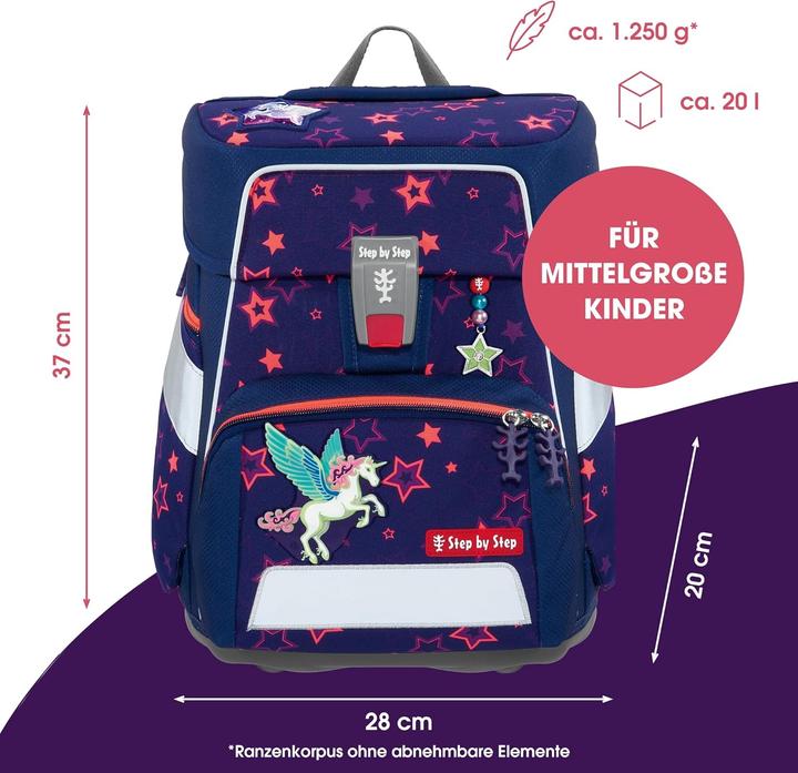 Actual product image Step by Step satchel set SPACE SHINE "Pegasus Night Nuala" 5 pieces (20 l)