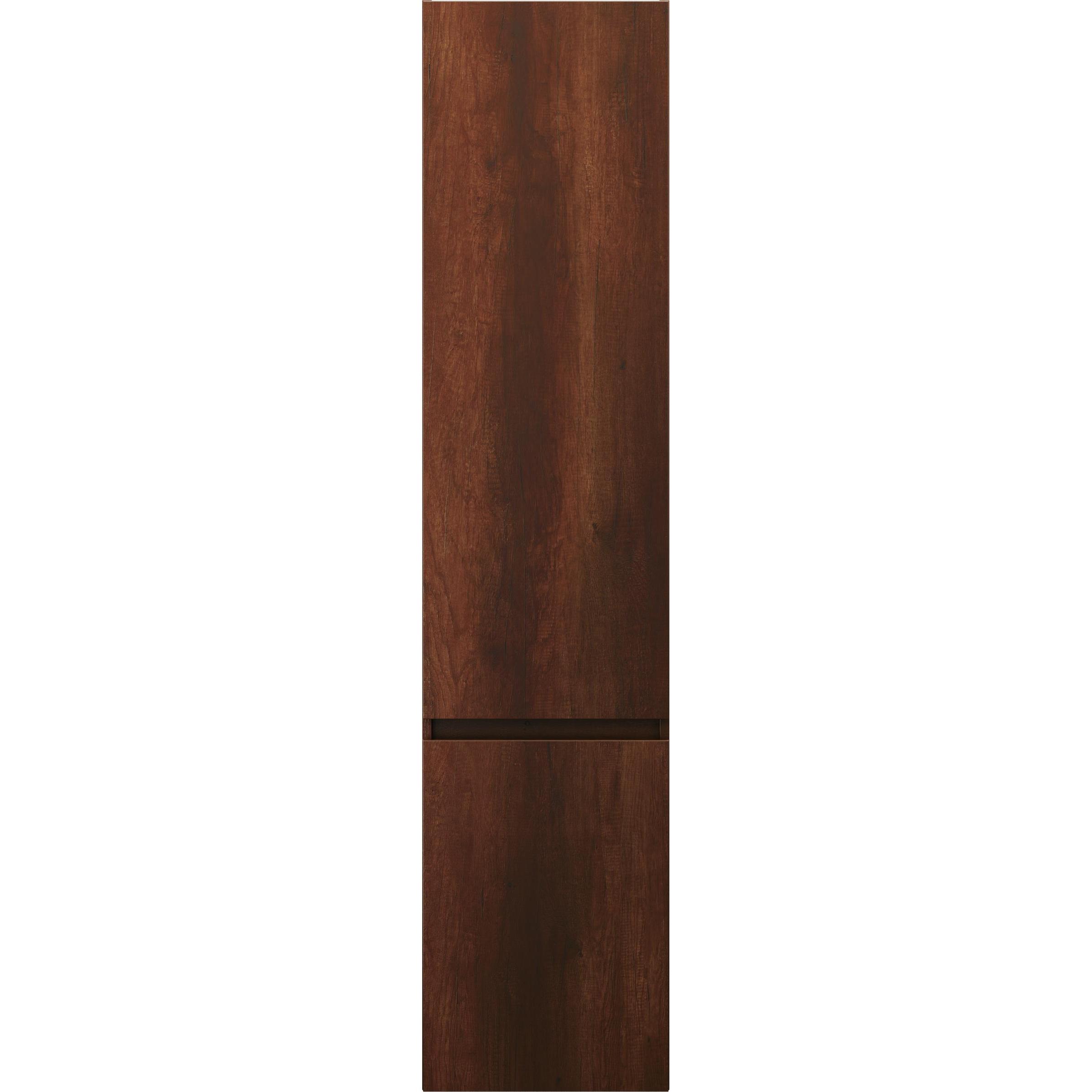 burgbad, Badezimmerschrank, Lin20 Hochschrank Wandhängend mit 2 Türen LED-Innenbeleuchtung inklusive Schubladen, Türa