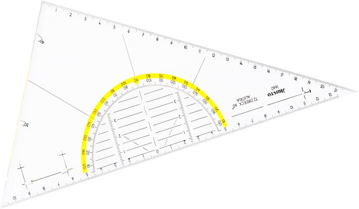 Actual product image Aristo Tz triangle isosceles, 26 cm, 1660-1 (26 cm, Plastic)