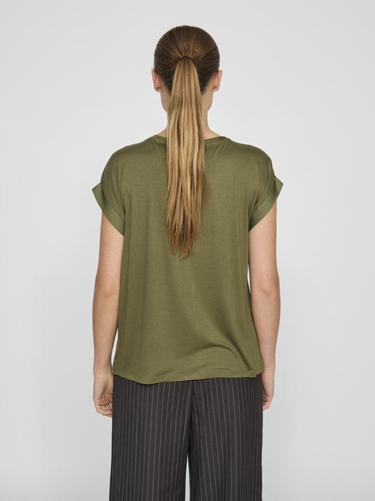 Actual product image Vila Round neckline top with short sleeves (44)