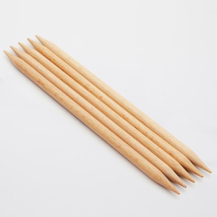 Actual product image Knitpro Needle set sock needles Basix Birch / 5 pieces