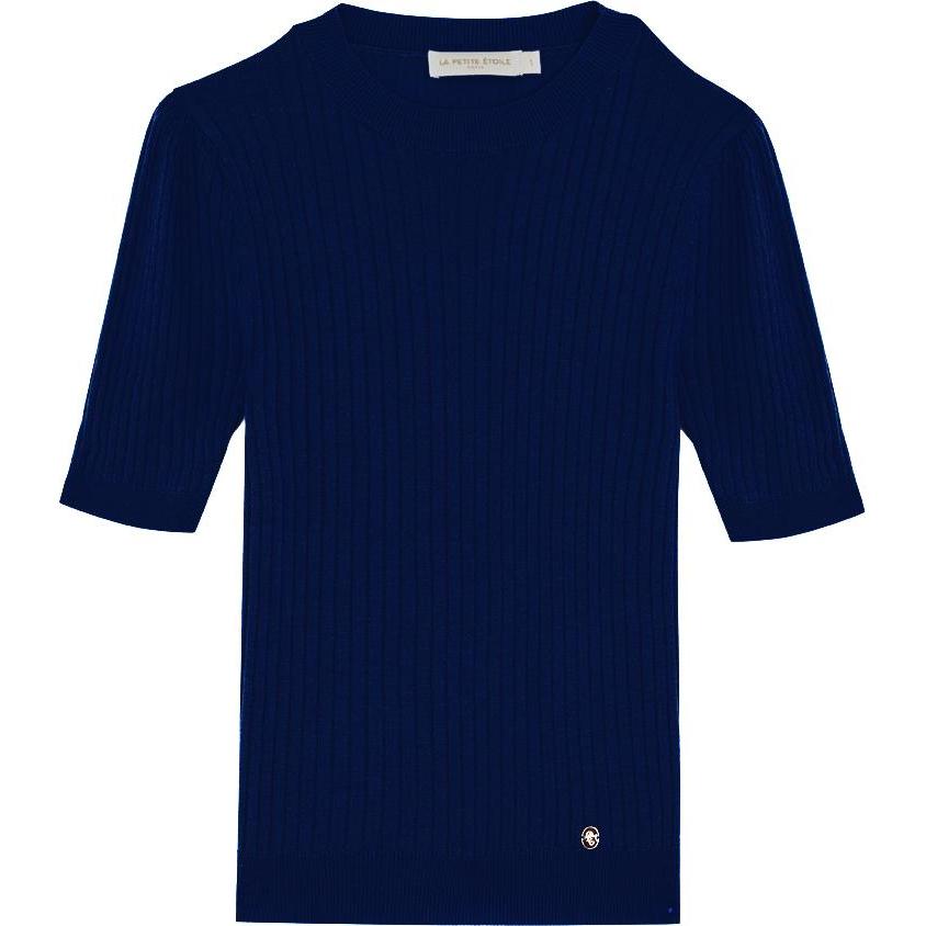 La Petite Étoile, Damen, Pullover, pullover damen pull sofiana, Blau, (38)