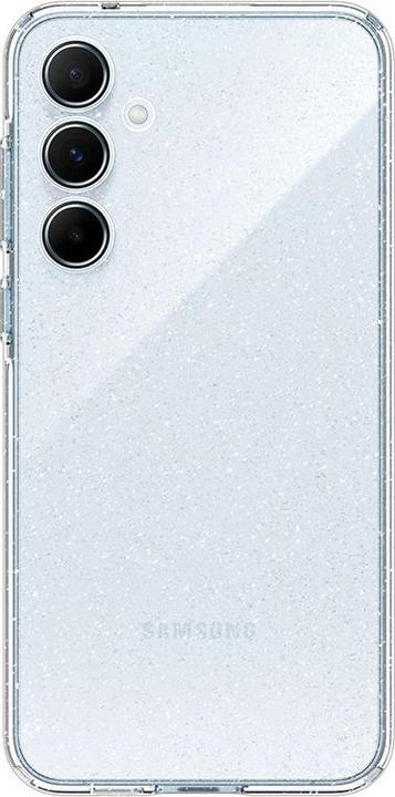 Actual product image Spigen Liquid Crystal case for Samsung Galaxy A55 5G - transparent and glitter (Samsung Galaxy A55)