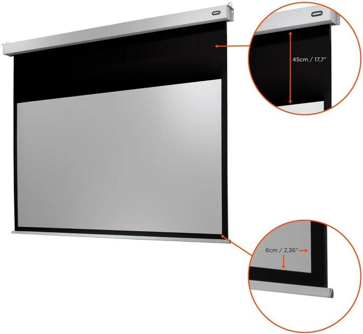 Actual product image Celexon Electric Professional Plus Business format - screen - ceiling mounting possible, g (139.37", 16:10)