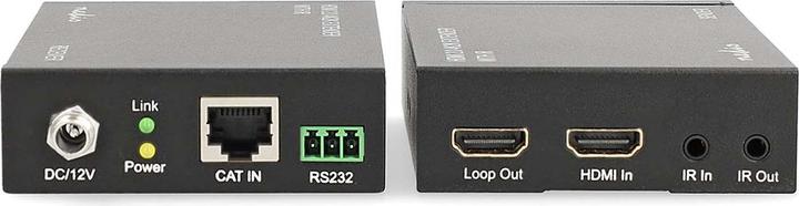 Image du produit Nedis VREP3480AT HDMI ™ Extender Via CAT6 Jusqu'à 60.0 m 4K@60Hz 18 Gbps Métal Anthracite (Rallonge)