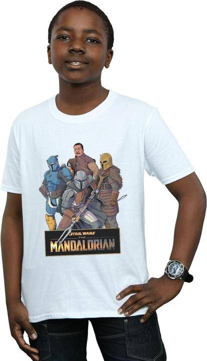 Produktbild Star Wars The Mandalorian Character Collage TShirt Jungen (152, 158)