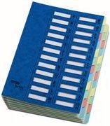 Actual product image Emey Organiser Junior, 24 compartments, with number scale, blue and alphabet, tabs, cut-outs in the front (1 x)