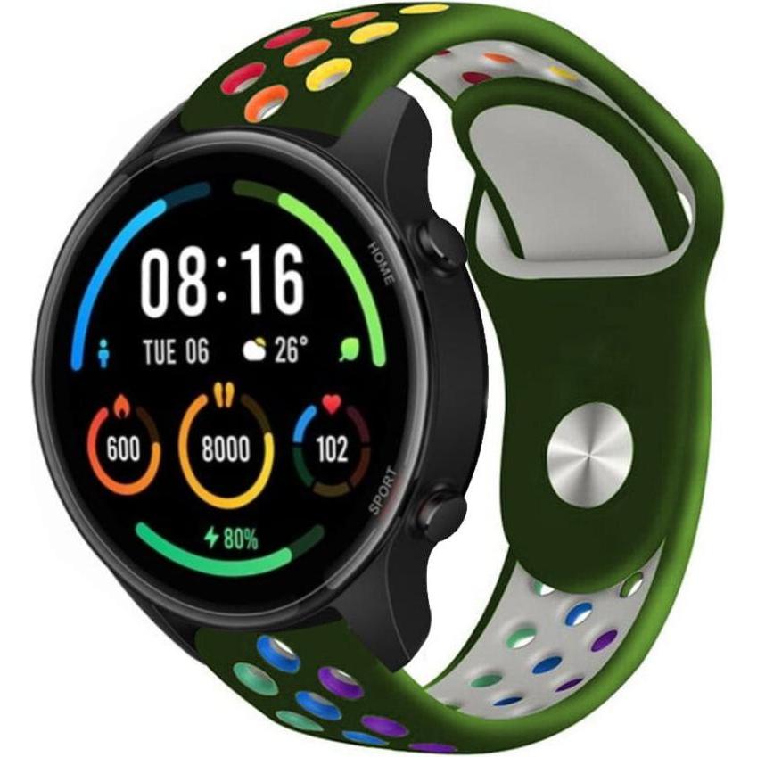 Strap-it Sportarmband (Silikon), Uhrenarmband, Grün