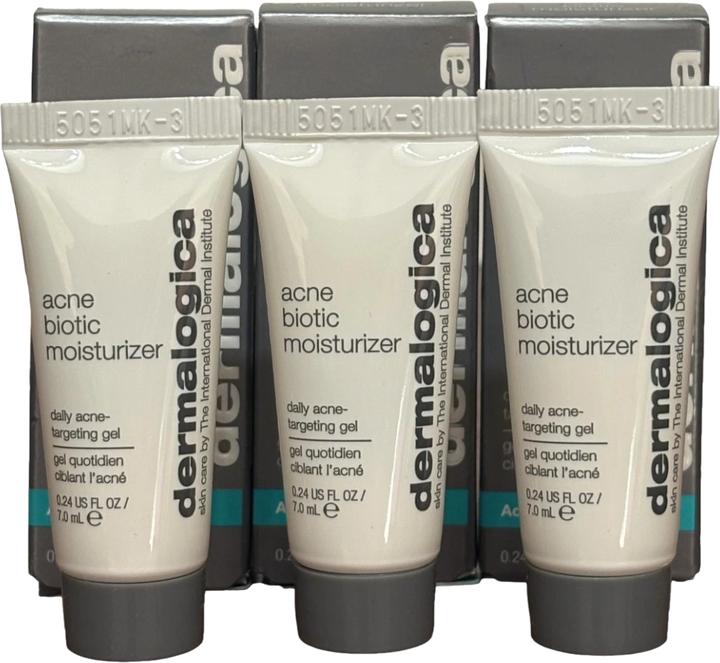 Dermalogica Acne Biotic Anti-Akne Set – 3 x 7 ml Lokales Behandlungsgel für reine Haut (Facial care set)