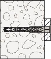 Actual product image Fischer Long shank dowel SXRL 10x160 T K (4) (4 pcs.)