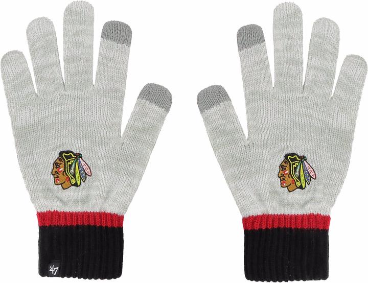 47 Brand Handschuhe Deep Zone Chicago Blackhawks (One Size)