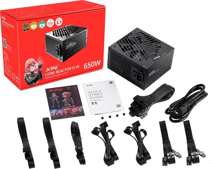 Produktbild XPG COREREACTOR II VE 650W Netzteil (650 W)