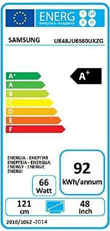 Energie-Label Samsung Ue48ju6580 (48", 4K)