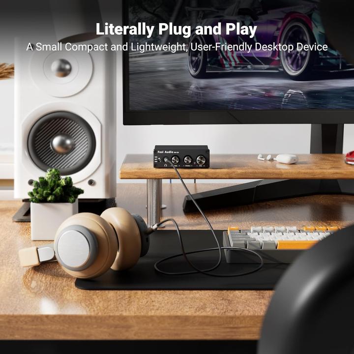Image du produit Fosi Audio Q4, 24-Bit/192 kHz DAC und Kopfhörerverstärker