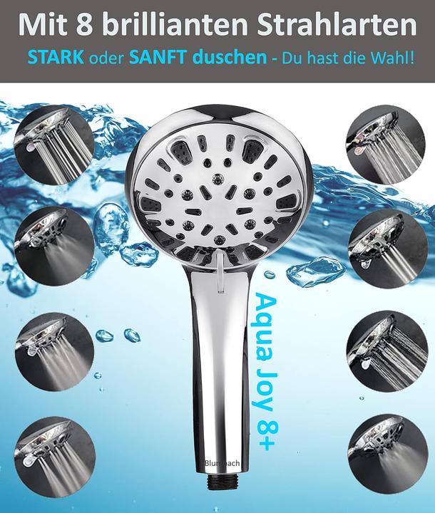 Produktbild Blumbach Duschkopf (8 Strahlarten, 8 l/min)