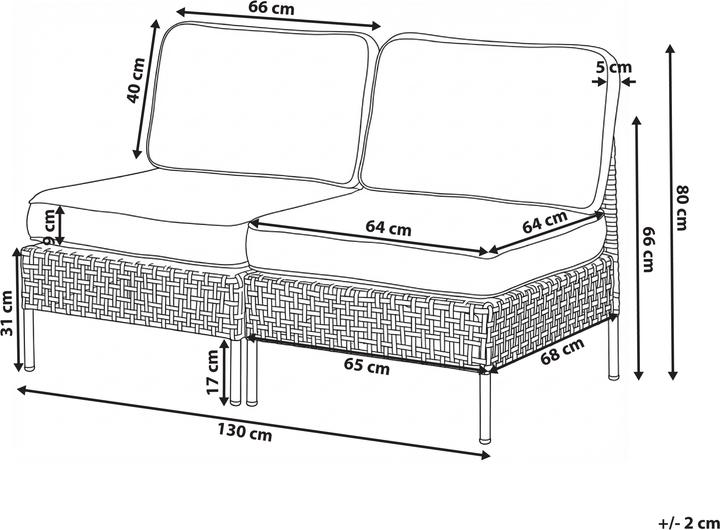 Produktbild Beliani Omegana