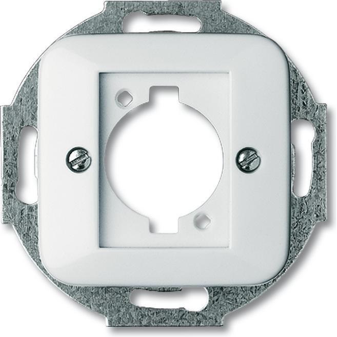 Busch-Jaeger Reflex SI Abdeckung für 2553-214 XLR-Steckverbinder alpinweiss, Taster + Schalter, Weiss