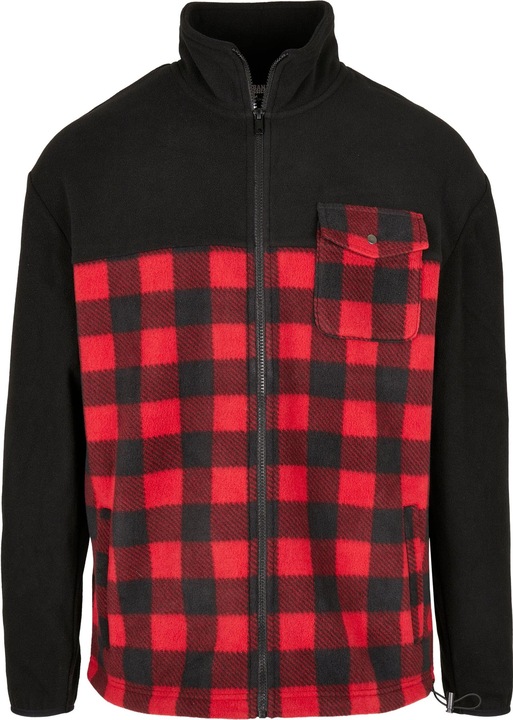 Urban Classics Patterned Polar Fleece Track Jacket