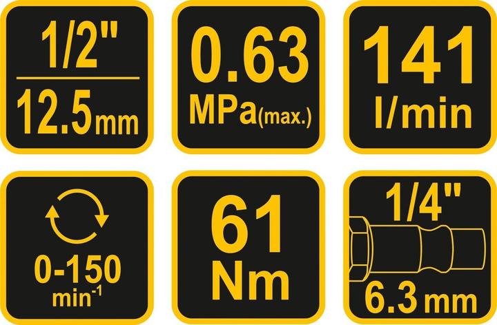 Image du produit Toya Clé à Air à Cliquet 12 (1/2")