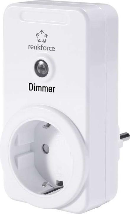 Renkforce RS2W Radio phase angle dimmer Intermediate plug 1-channel Switching capacity (max.) 300 W Range max.