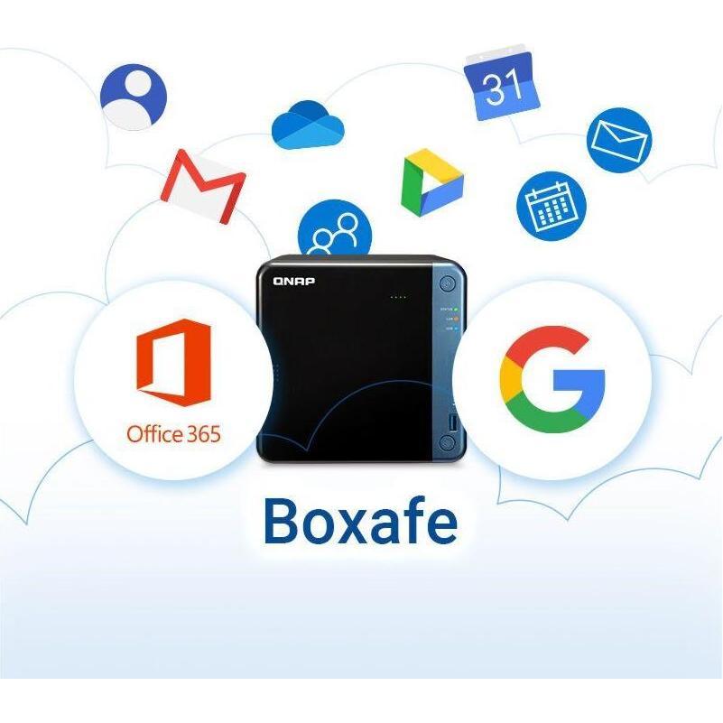 QNAP Boxafe for Microsoft 365 10 Users 1 Year Physical Package, NAS Zubehör