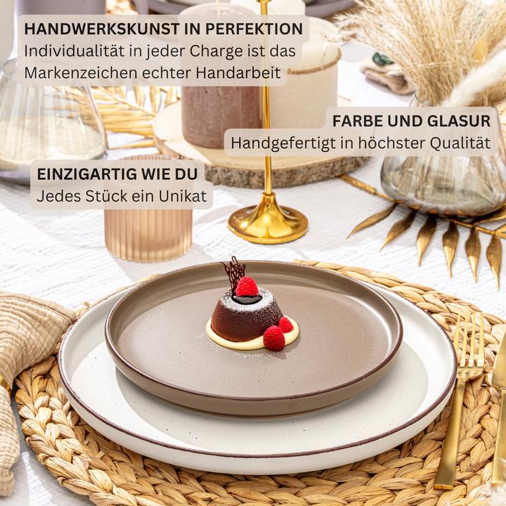Actual product image Sänger Geschirr Tafelservice Bombay Erdfarben (12 pcs.)