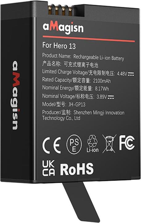 Actual product image aMagisn GoPro Hero 13 Enduro Ersatz Akku