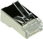 Produktbild ACT RJ45 (8P/8C) CAT6 easyconnect shielded modulaire connector for round cable with solid or stranded co