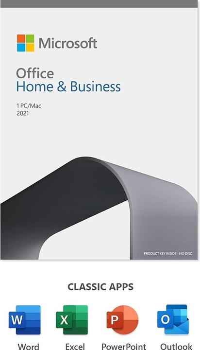 Immagine prodotto Microsoft Office Home & Business 2021 Versione Completa (1 Utente, Senza limiti)