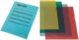 Immagine prodotto Leitz Portadocumenti standard Esselte, DIN A4, PP, verde, 0,12 mm aperto in alto e sui lati, a prova di (A4, 100 x)