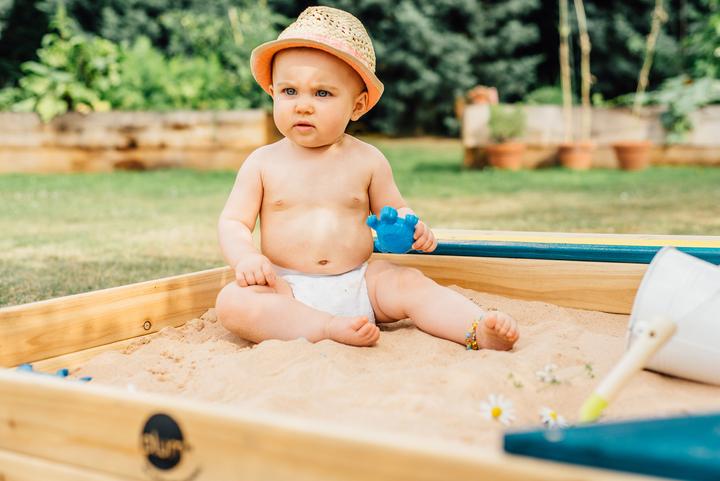 Produktbild Plum Spielsandkasten mit Staufach und Schutzhülle