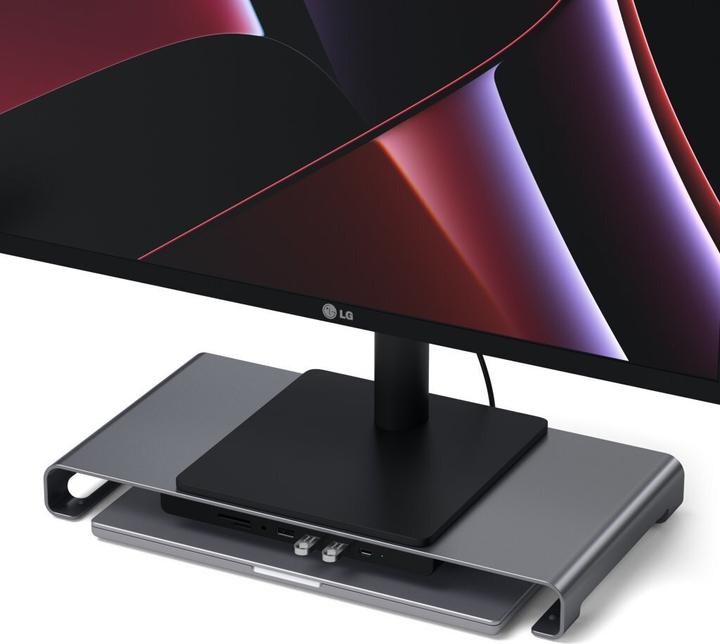 Image du produit Satechi USB-C Aluminum Monitor Stand Hub XL (USB-C, 5 ports)