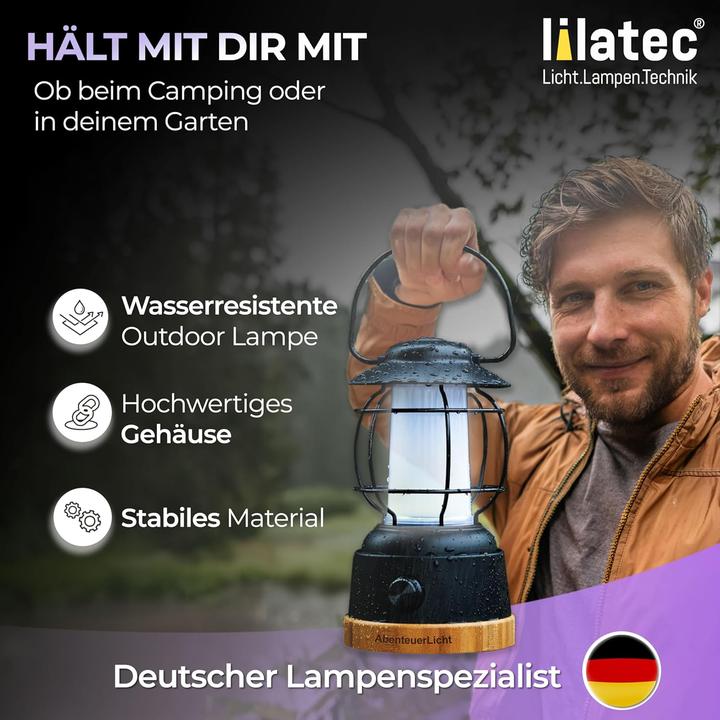 Produktbild Lilatec Outdoor LED-Camping-Laterne