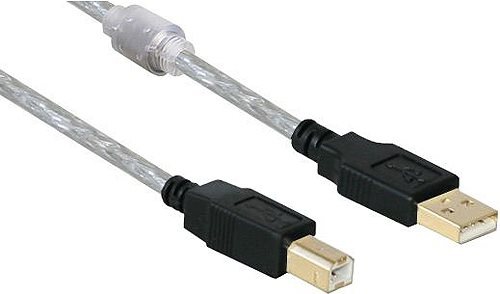 Immagine prodotto Good Connections Cavo di connessione USB di alta qualità con nucleo in ferrite e contatti dorati - USB 2.0 tipo A (3 m, USB 2.0)