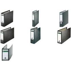 Thumbnail - Leitz, Ordner, Hartpappe-Ordner, 180 Grad, DIN A5 quer, 77 mm,schwarz Einband aus Hartpappe, mit aufgeklebtem (A5, 77 mm...