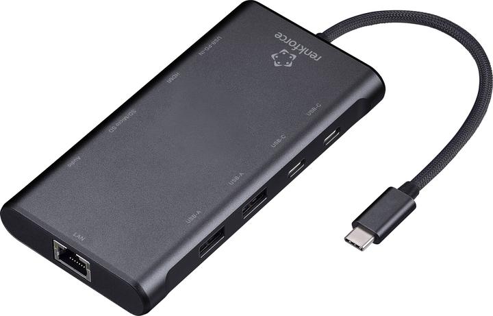 Produktbild Renkforce RF-USBHA-500 10 Port USB 3.2 Gen 2-Hub mit zusätzlichem USB-C®-Eingang (USB-C, 10 Ports)