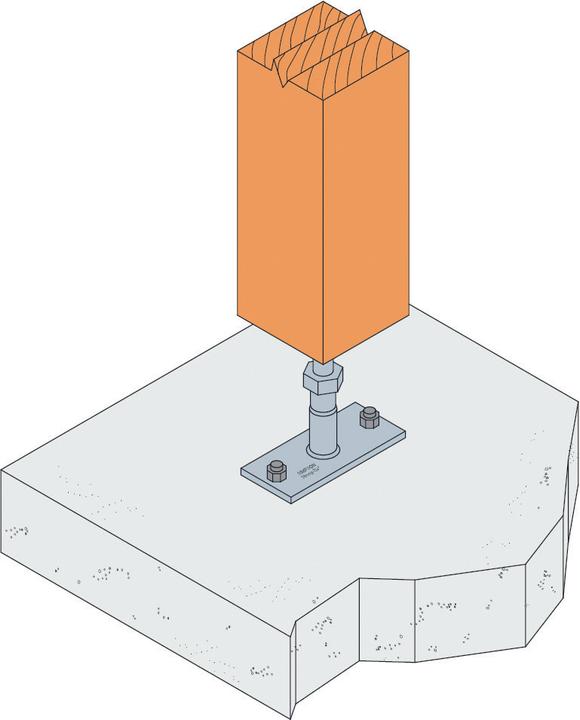 Image du produit Simpson Sst Pieds de support VARIO, type IB (Pied de support, 1 pcs)