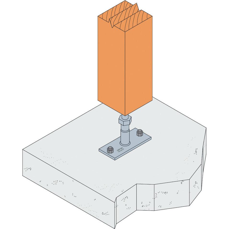 Thumbnail - Simpson Sst, Baubeschläge + Holzverbinder, Stützenfüsse VARIO, Typ IB (Stützenfuss, 1 Stk.)