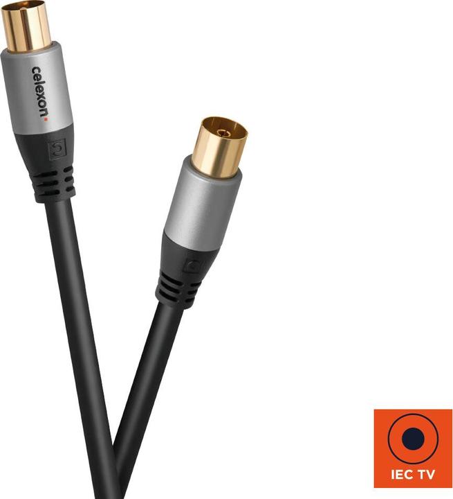 Produktbild Celexon IEC TV Antennenkabel 7,5m - Professional Line (Antennenkabel)