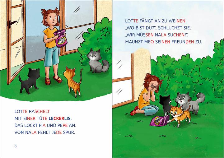 Produktbild Loewe Leselöwen 1. Klasse - Die Katzen-Detektive (Deutsch, Katja Richert, Veronika Gruhl, Loewe Erstlesebücher, 2023)